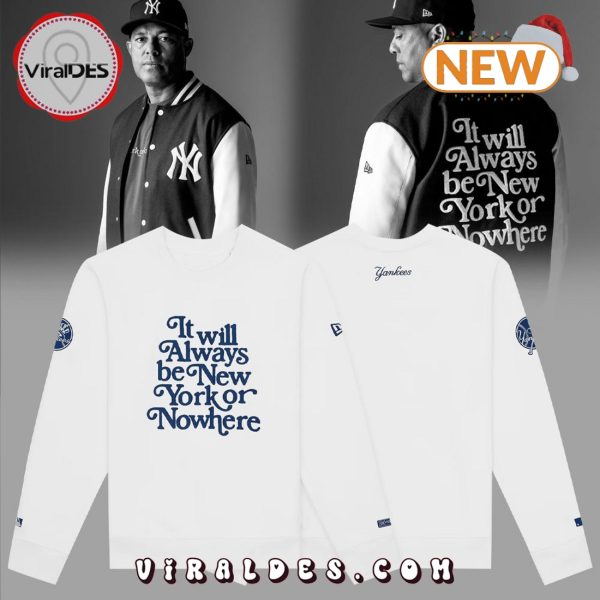 New York Yankees x New York or Now Here White Sweatshirt