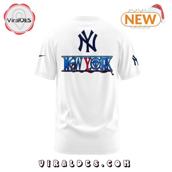 New York Yankees x One Piece White T-Shirt, Cap