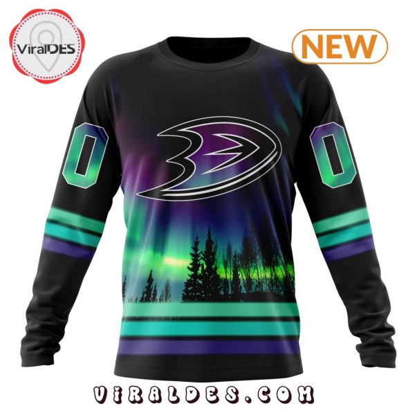 NHL Anaheim Ducks Special Northern Lights Hoodie