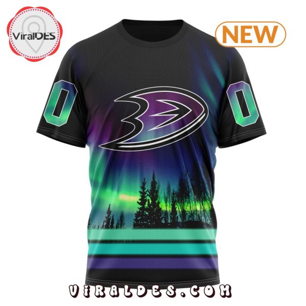 NHL Anaheim Ducks Special Northern Lights Hoodie