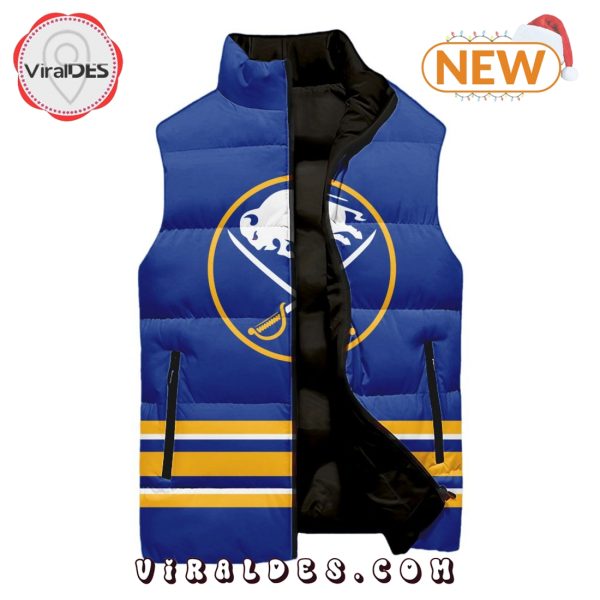 NHL Buffalo Sabres Custom Home Sleeveless Puffer Jacket