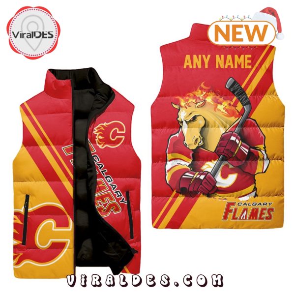 NHL Calgary Flames Sleeveless Puffer Jacket