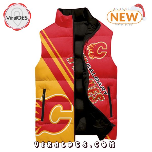 NHL Calgary Flames Sleeveless Puffer Jacket