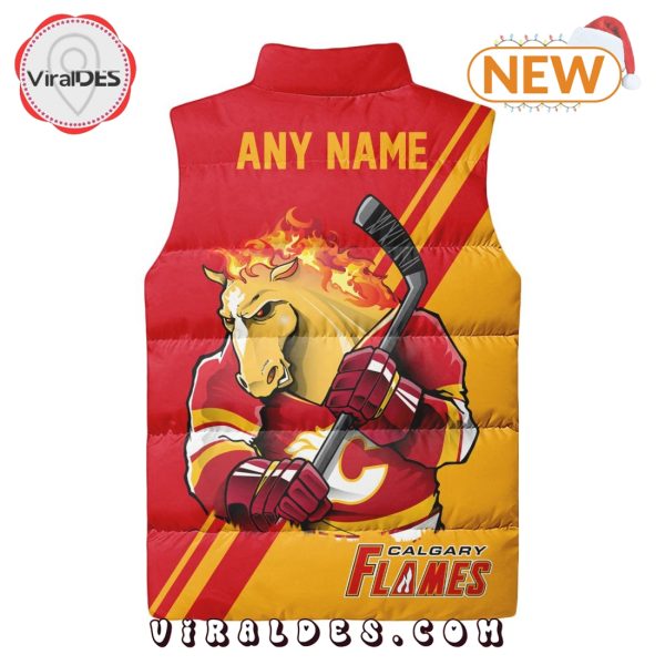 NHL Calgary Flames Sleeveless Puffer Jacket