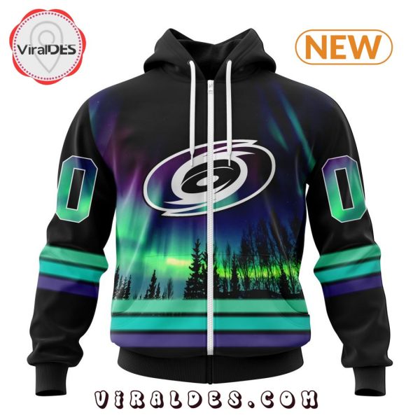 NHL Carolina Hurricanes Special Northern Lights Hoodie