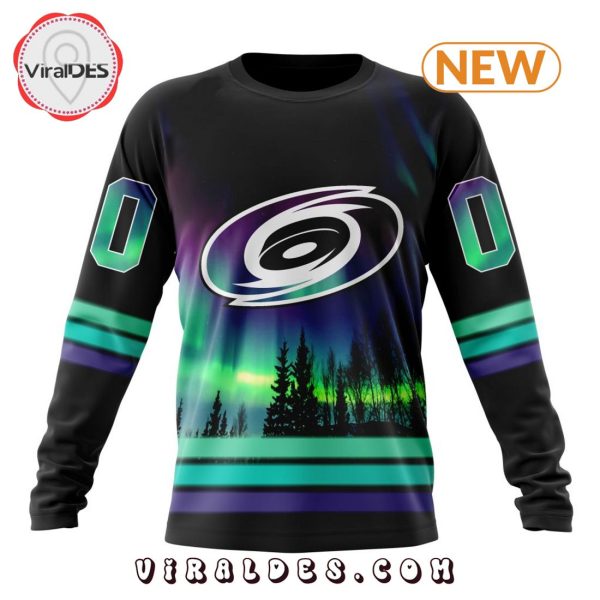 NHL Carolina Hurricanes Special Northern Lights Hoodie