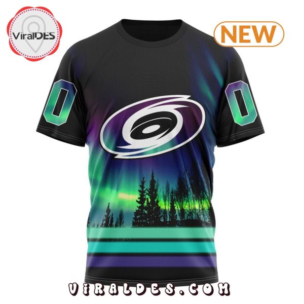 NHL Carolina Hurricanes Special Northern Lights Hoodie