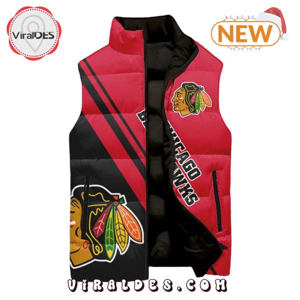 NHL Chicago Blackhawks Sleeveless Puffer Jacket