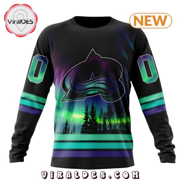 NHL Colorado Avalanche Special Northern Lights Hoodie