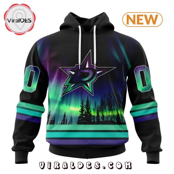 NHL Dallas Stars Special Northern Lights Hoodie