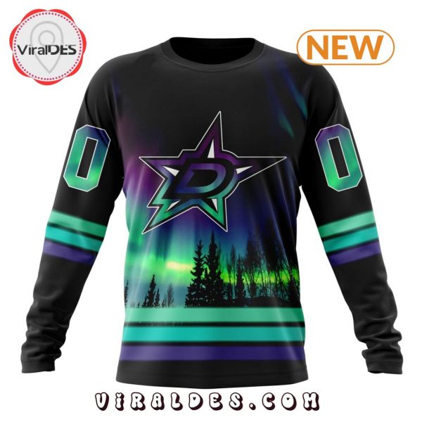 NHL Dallas Stars Special Northern Lights Hoodie