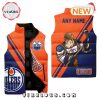 NHL Edmonton Oilers Custom Home Sleeveless Puffer Jacket