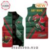 NHL Minnesota Wild Custom Home Sleeveless Puffer Jacket