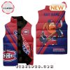 NHL Montreal Canadiens Custom Home Sleeveless Puffer Jacket