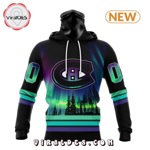 NHL Montreal Canadiens Special Northern Lights Hoodie