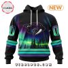 NHL Montreal Canadiens Special Northern Lights Hoodie