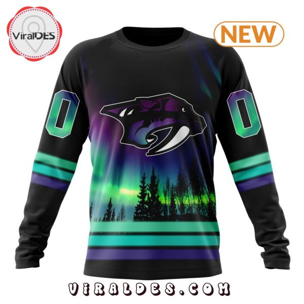 NHL Nashville Predators Special Northern Lights Hoodie