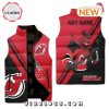 NHL New Jersey Devils Custom Home Sleeveless Puffer Jacket