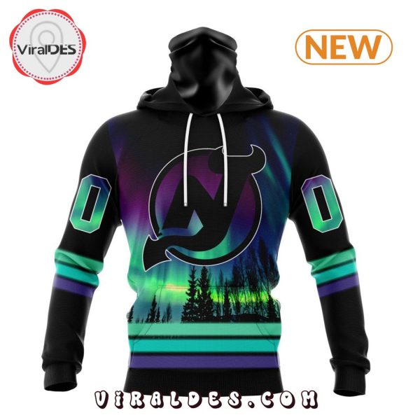 NHL New Jersey Devils Special Northern Lights Hoodie