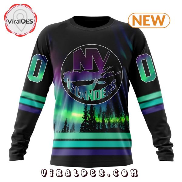 NHL New York Islanders Special Northern Lights Hoodie