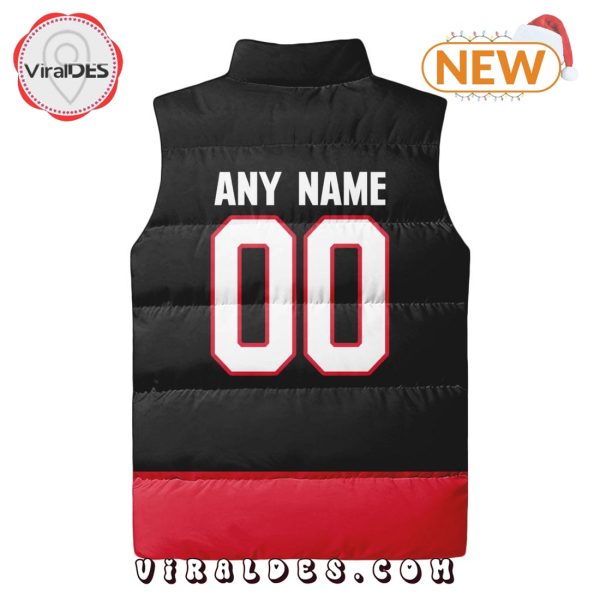 NHL Ottawa Senators Custom Home Sleeveless Puffer Jacket