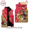 NHL Philadelphia Flyers Custom Home Sleeveless Puffer Jacket