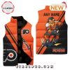 NHL Philadelphia Flyers Custom Home Sleeveless Puffer Jacket