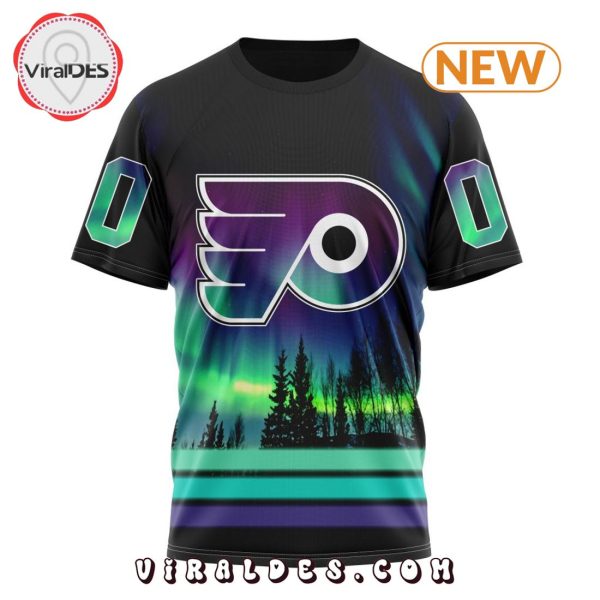 NHL Philadelphia Flyers Special Northern Lights Hoodie