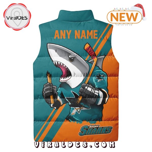 NHL San Jose Sharks Sleeveless Puffer Jacket