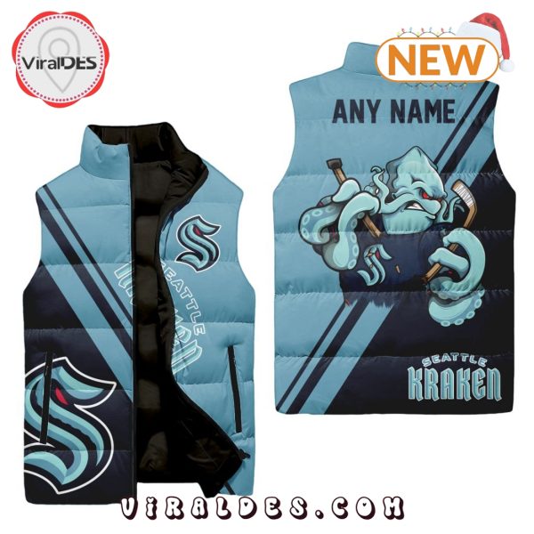 NHL Seattle Kraken Sleeveless Puffer Jacket