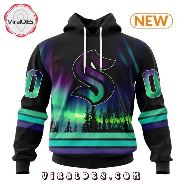 NHL Seattle Kraken Special Northern Lights Hoodie