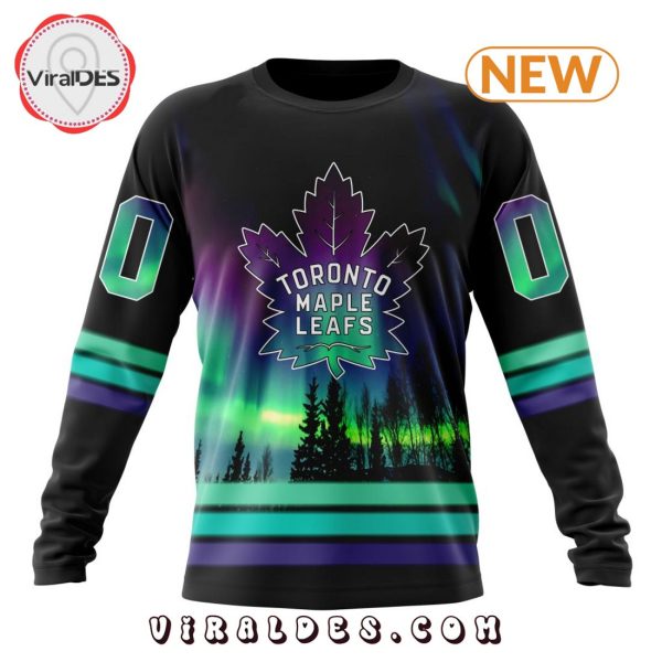 NHL Toronto Maple Leafs Special Northern Lights Hoodie