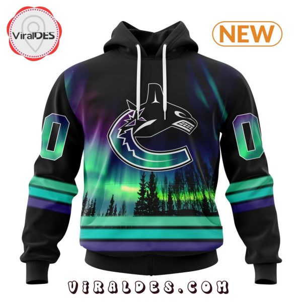 NHL Vancouver Canucks Special Northern Lights Hoodie