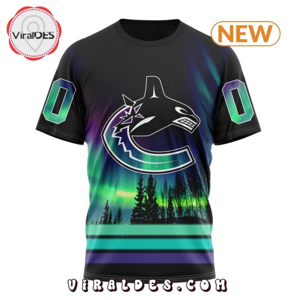 NHL Vancouver Canucks Special Northern Lights Hoodie