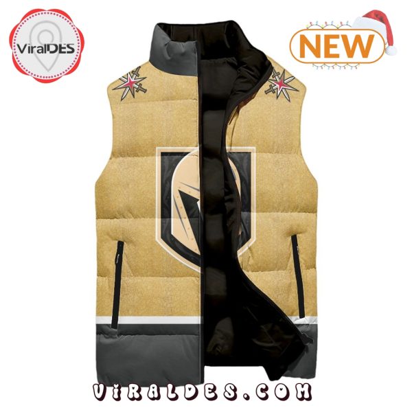 NHL Vegas Golden Knights Custom Home Sleeveless Puffer Jacket