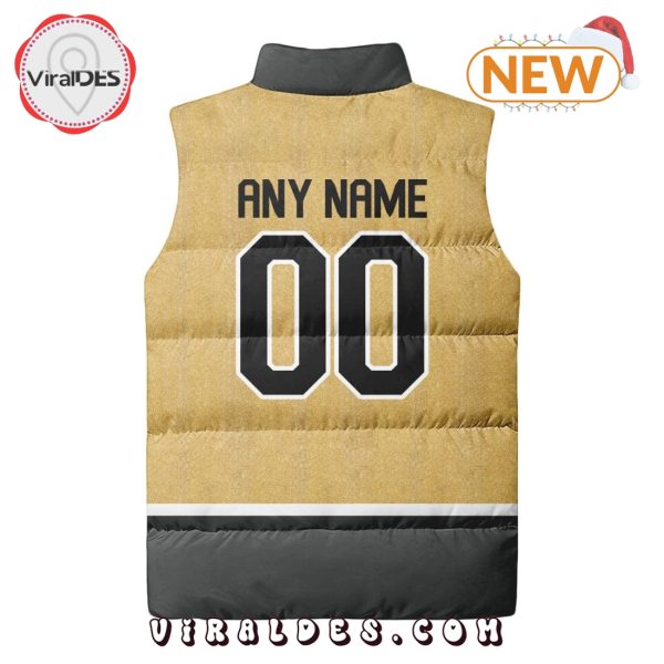 NHL Vegas Golden Knights Custom Home Sleeveless Puffer Jacket