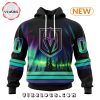 NHL Washington Capitals Special Northern Lights Hoodie