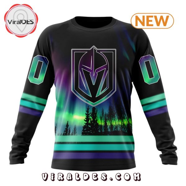 NHL Vegas Golden Knights Special Northern Lights Hoodie