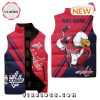 NHL Washington Capitals Custom Home Sleeveless Puffer Jacket