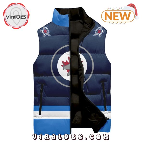 NHL Winnipeg Jets Custom Home Sleeveless Puffer Jacket