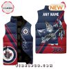 NHL Anaheim Ducks Custom Home Sleeveless Puffer Jacket