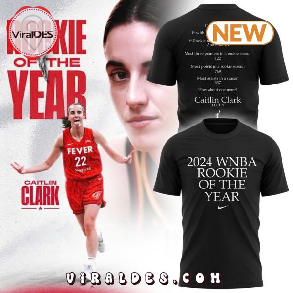 Nike Caitlin Clark 2024 WNBA Rookie of the Year Shirt