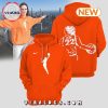 Personalized Caitlin Clark Gradient Orange Hoodie