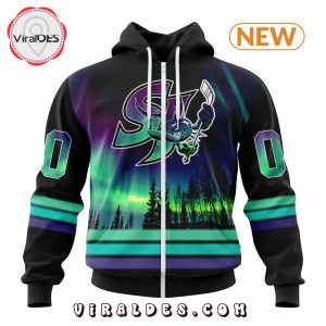 AHL San Jose Barracuda Special Northern Lights Hoodie