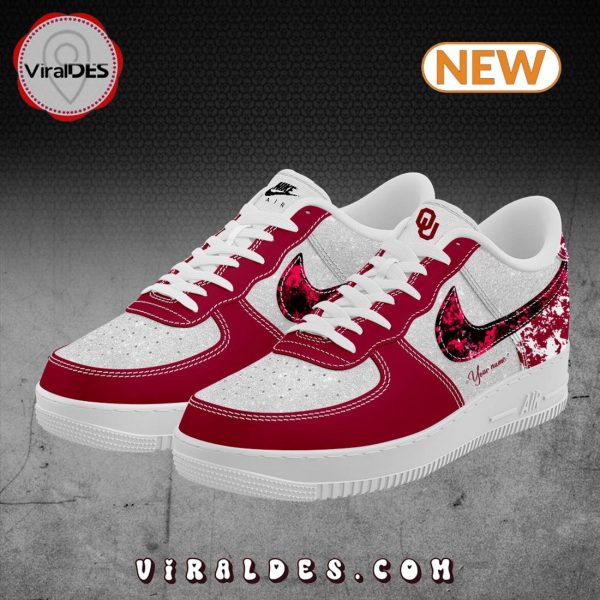 Oklahoma Football Custom Air Force 1 Sneakers