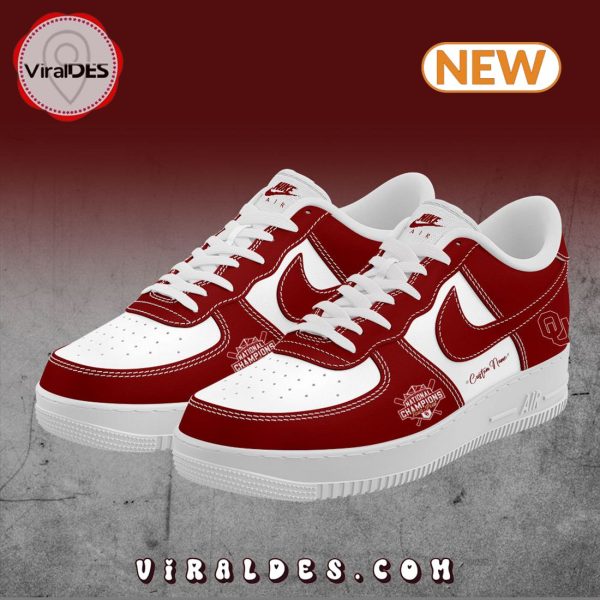 Oklahoma Sooners 2024 NCAA Air Force 1 Sneakers