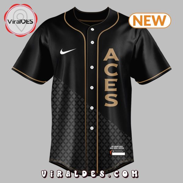 Personalized Las Vegas Aces Black Baseball Jersey