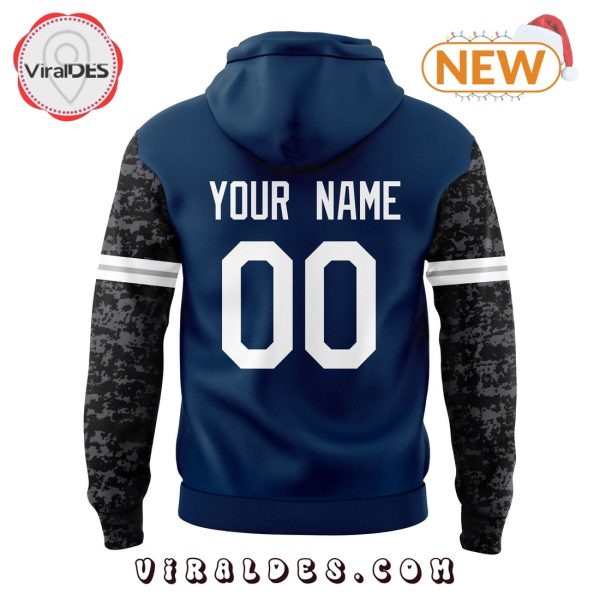 Personalized West Virginia Football Navy Version Hoodie