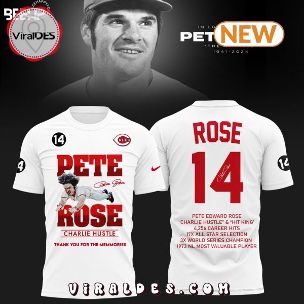 Pete Rose Thank You For The Memmories White Hoodie