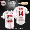 Pete Rose Thank You For The Memmories Red Jersey